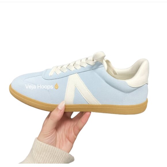 NEW MIA Klair Lace Up Sneakers Blue/white for women 257 1T6 - Picture 1 of 6